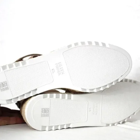 Eileen Fisher Bisa Espadrille Flat Size 9.5 NIB